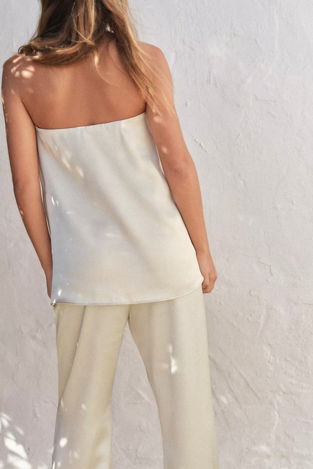 TOP SATINADO STRAPLESS