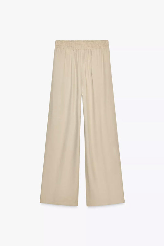 PANTALÓN ANCHO CINTURA ELÁSTICA
