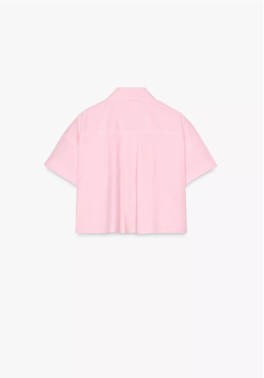CROP POPLIN SHIRT
