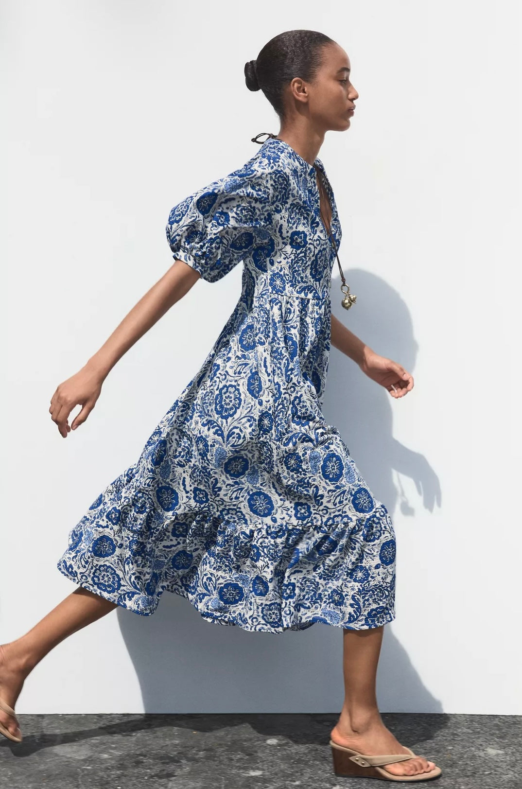 VESTIDO MIDI ESTAMPADO