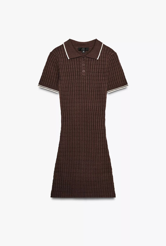 VESTIDO MINI PUNTO OCHOS