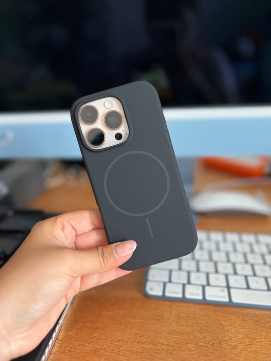 Silicon MagSafe negro