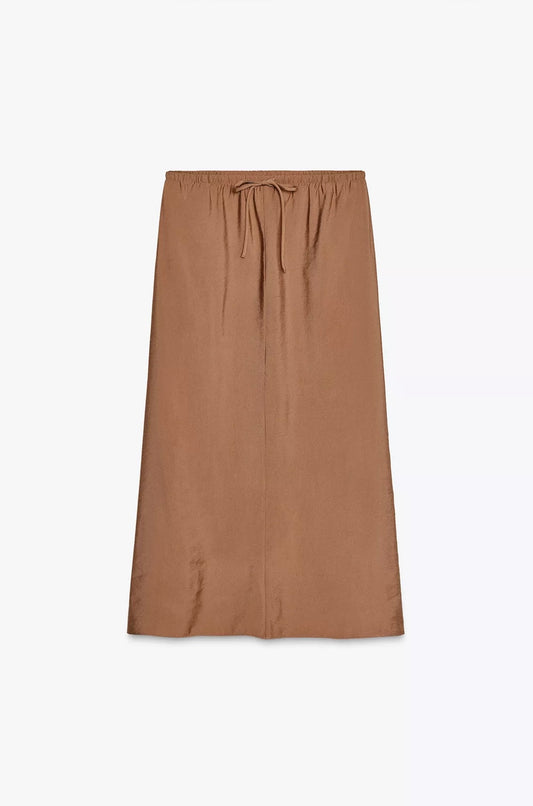 FALDA MIDI FLUIDA