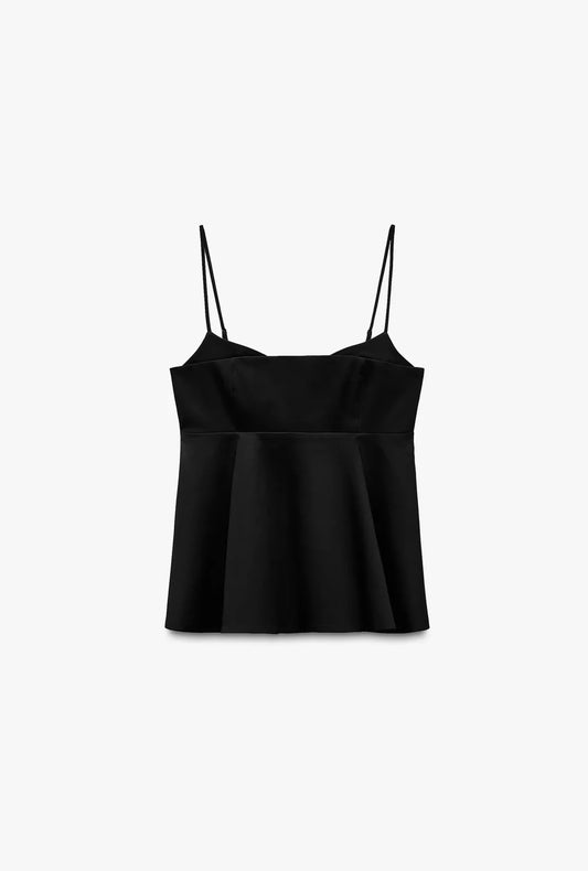 TOP TIRANTES EFECTO PEPLUM