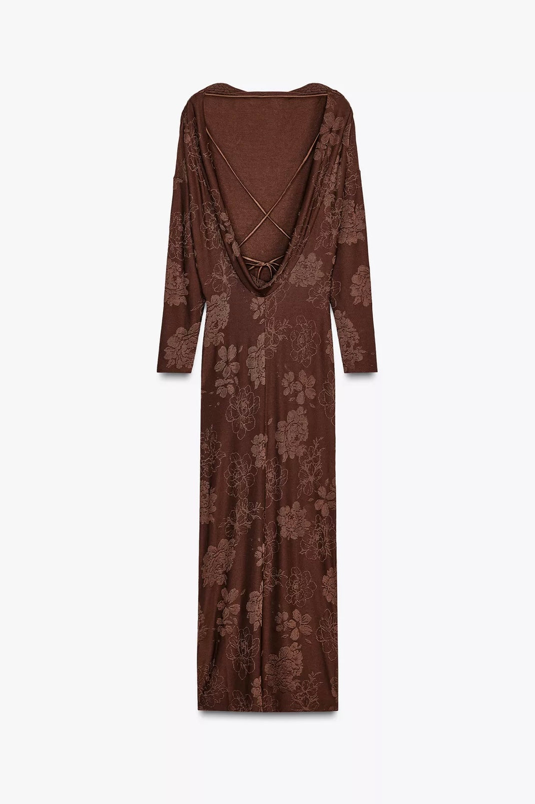 VESTIDO JACQUARD ESPALDA DESCUBIERTA