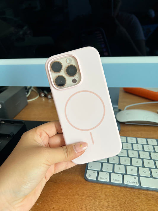 Silicon MagSafe baby pink