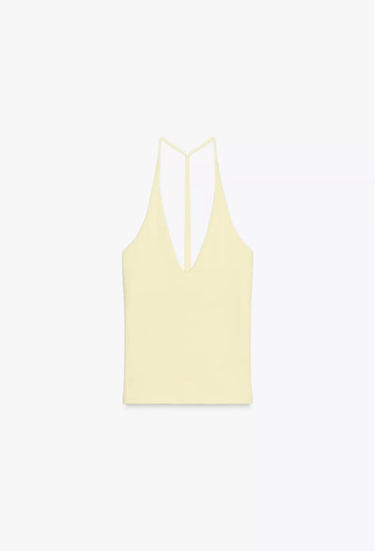 TOP HALTER TIRA ESPALDA
