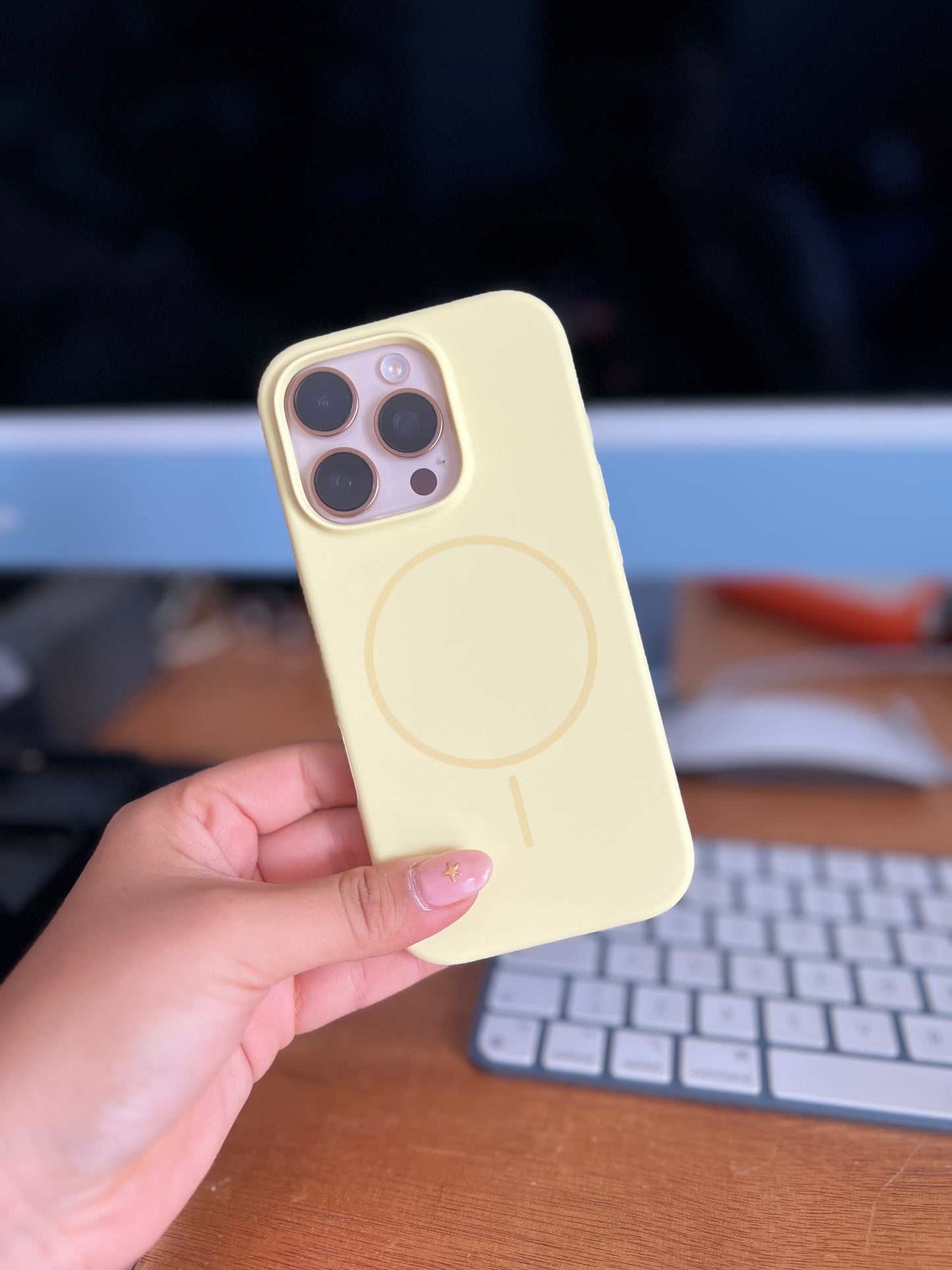 Silicon MagSafe amarillo