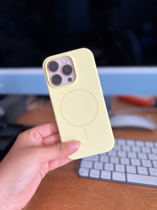 Silicon MagSafe amarillo