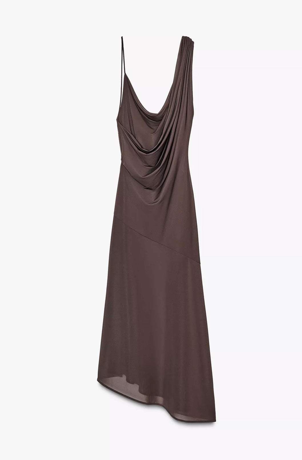 VESTIDO LARGO ASIMÉTRICO