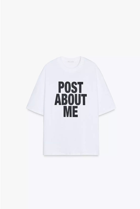 OVERSIZED TEXT T-SHIRT