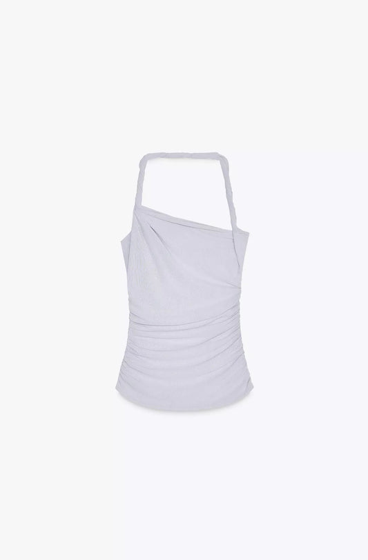 TOP ASIMÉTRICO HALTER