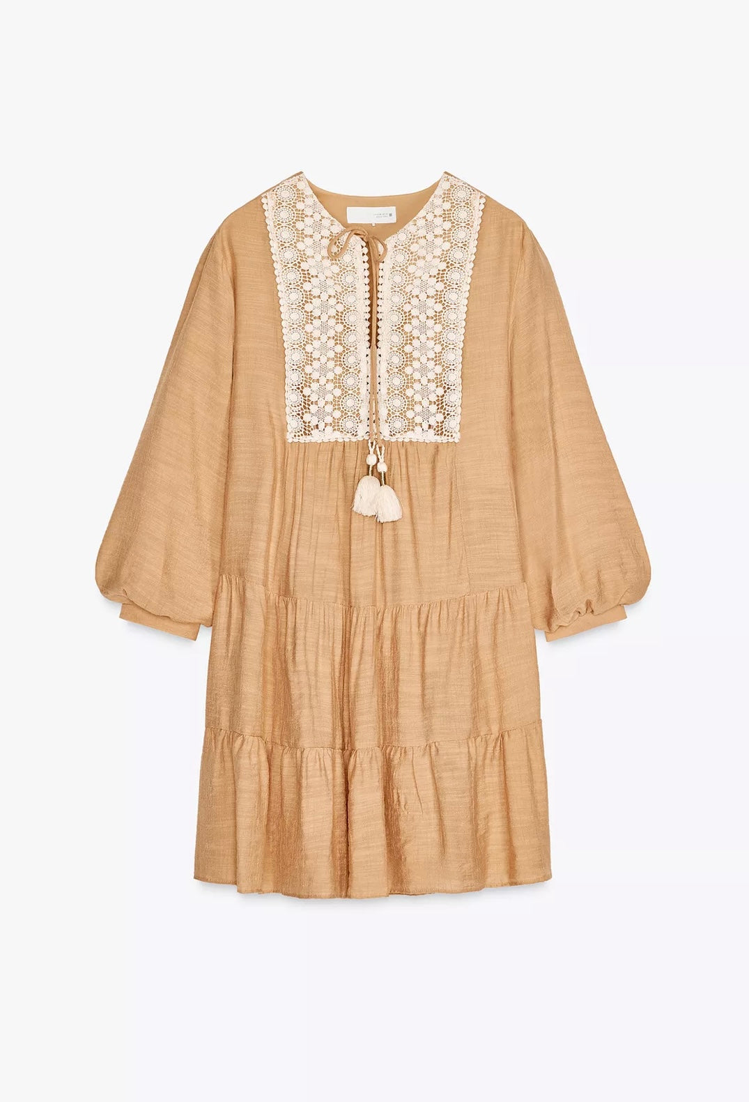 VESTIDO MINI BORDADOS PECHERA