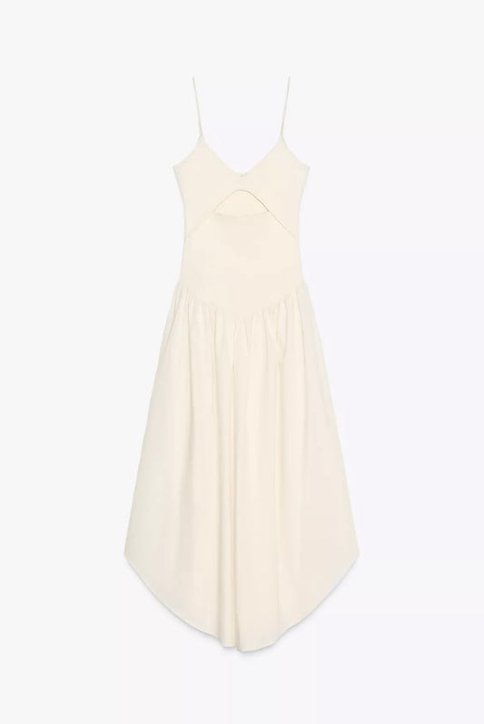 VESTIDO CUT OUT COMBINADO