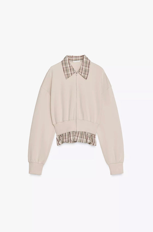 SUDADERA COMBINADA POPELINA
