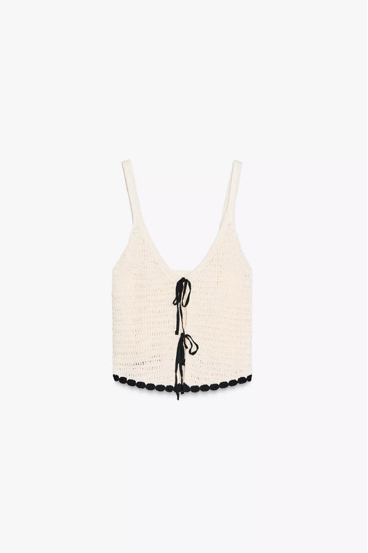 TOP CROCHET LAZOS