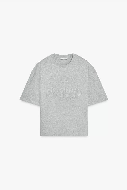 METALLIC THREAD PLUSH SWEATSHIRT