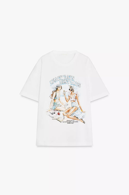 PLAYERA ESTAMPADO CHICAS