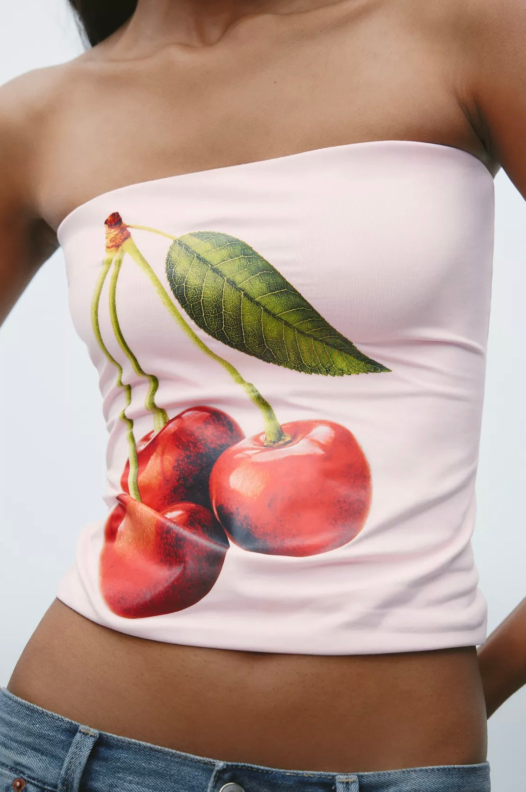 TOP POLIAMIDA CEREZAS