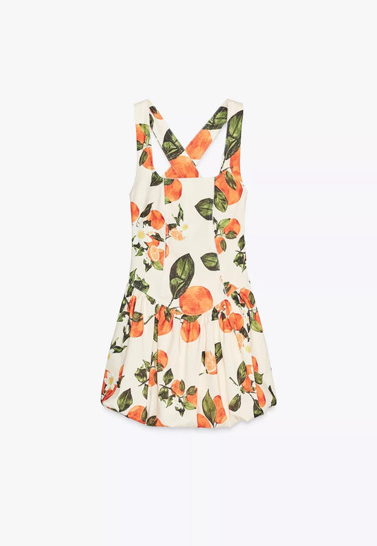 VESTIDO CORTO ESTAMPADO