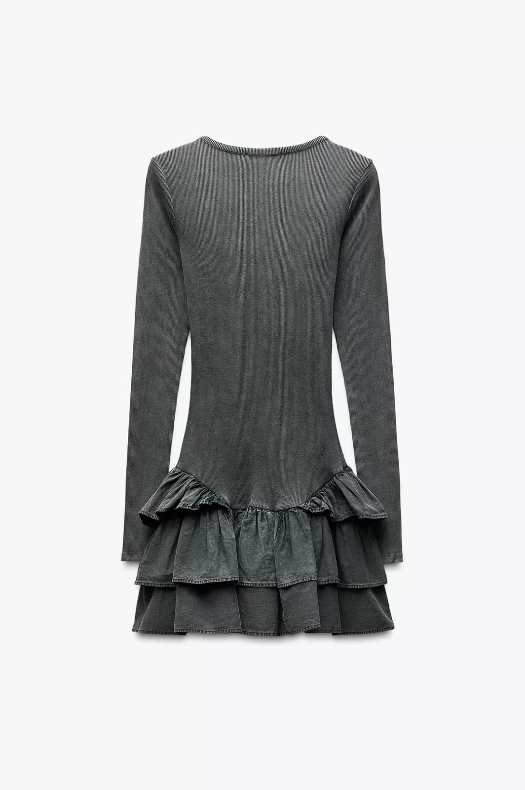 VESTIDO OLANES EFECTO LAVADO