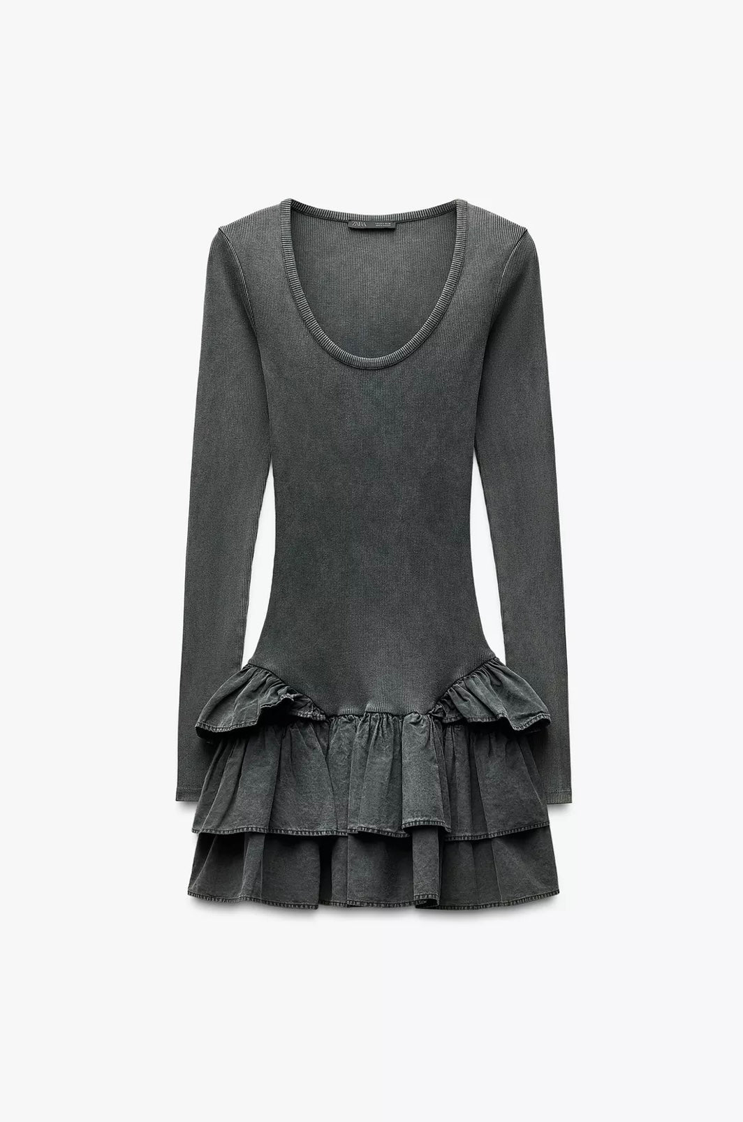 VESTIDO OLANES EFECTO LAVADO