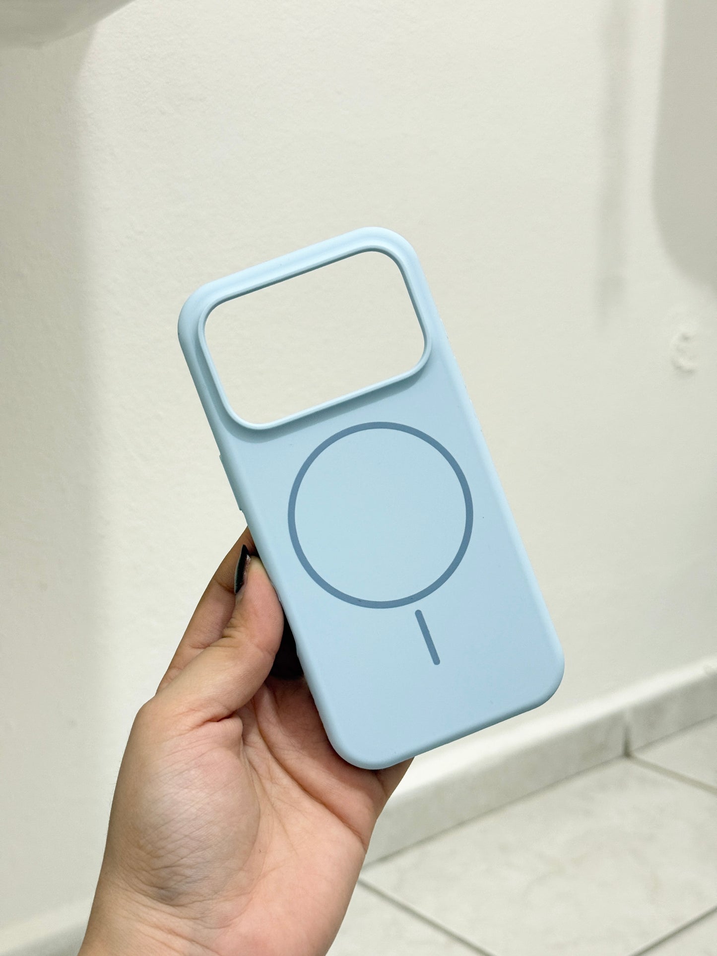Silicon Magsafe baby blue